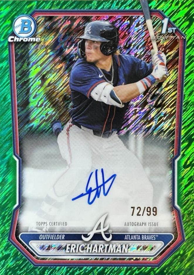 Eric Hartman [Green Shimmer Refractor] #CPA-EHA