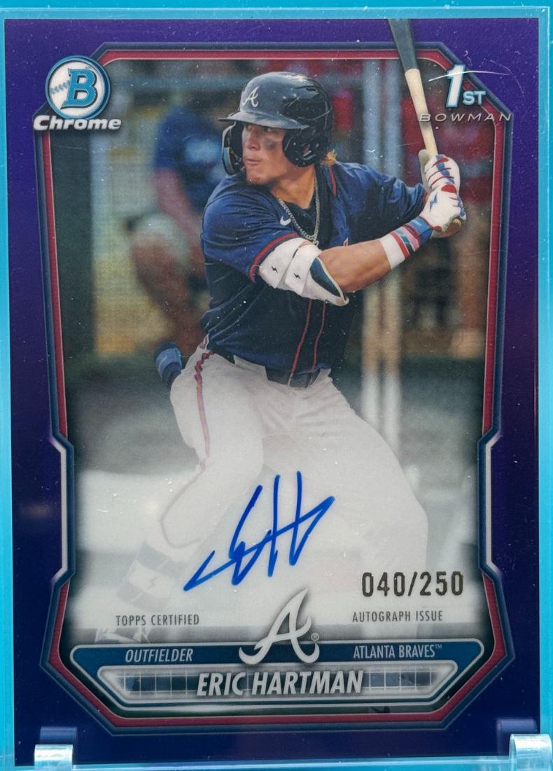 Eric Hartman [Purple Refractor] #CPA-EHA