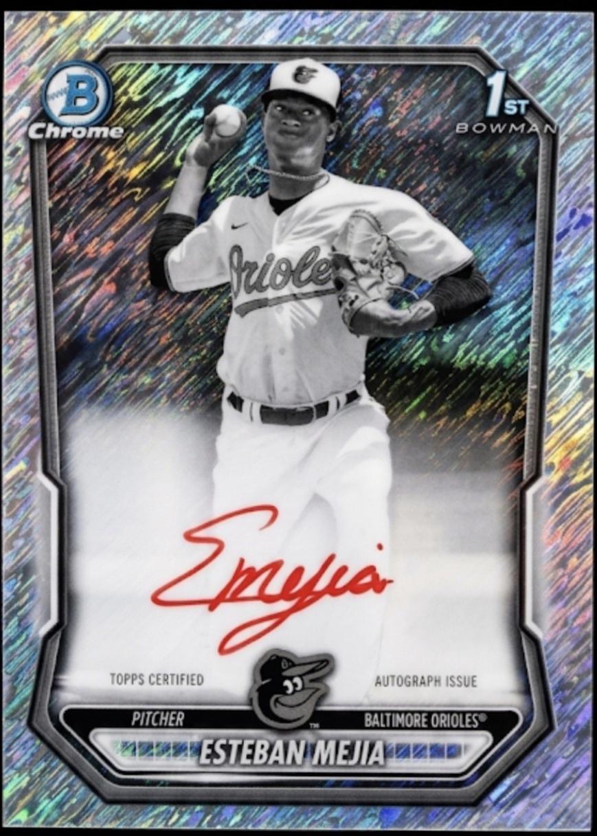 Esteban Mejia [Black White Shimmer Refractor] #CPA-EME