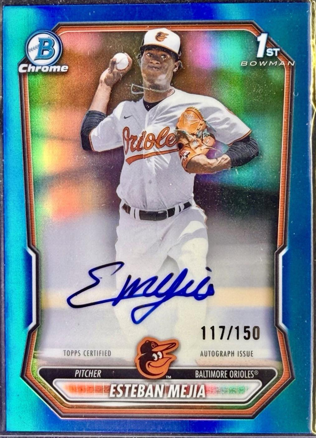 Esteban Mejia [Blue Refractor] #CPA-EME