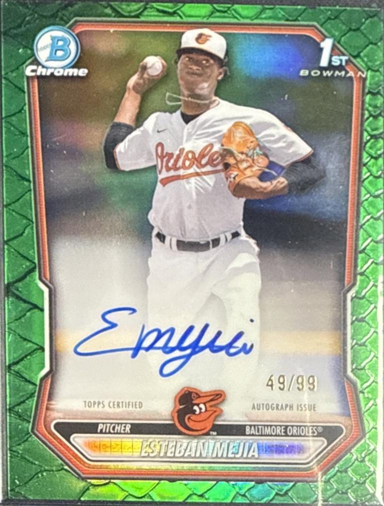 Esteban Mejia [Green Reptilian Refractor] #CPA-EME