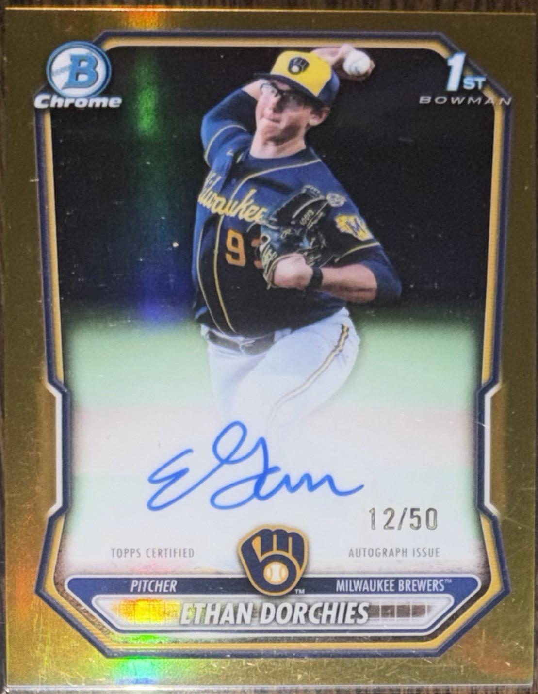 Ethan Dorchies [Gold Refractor] #CPA-EDO