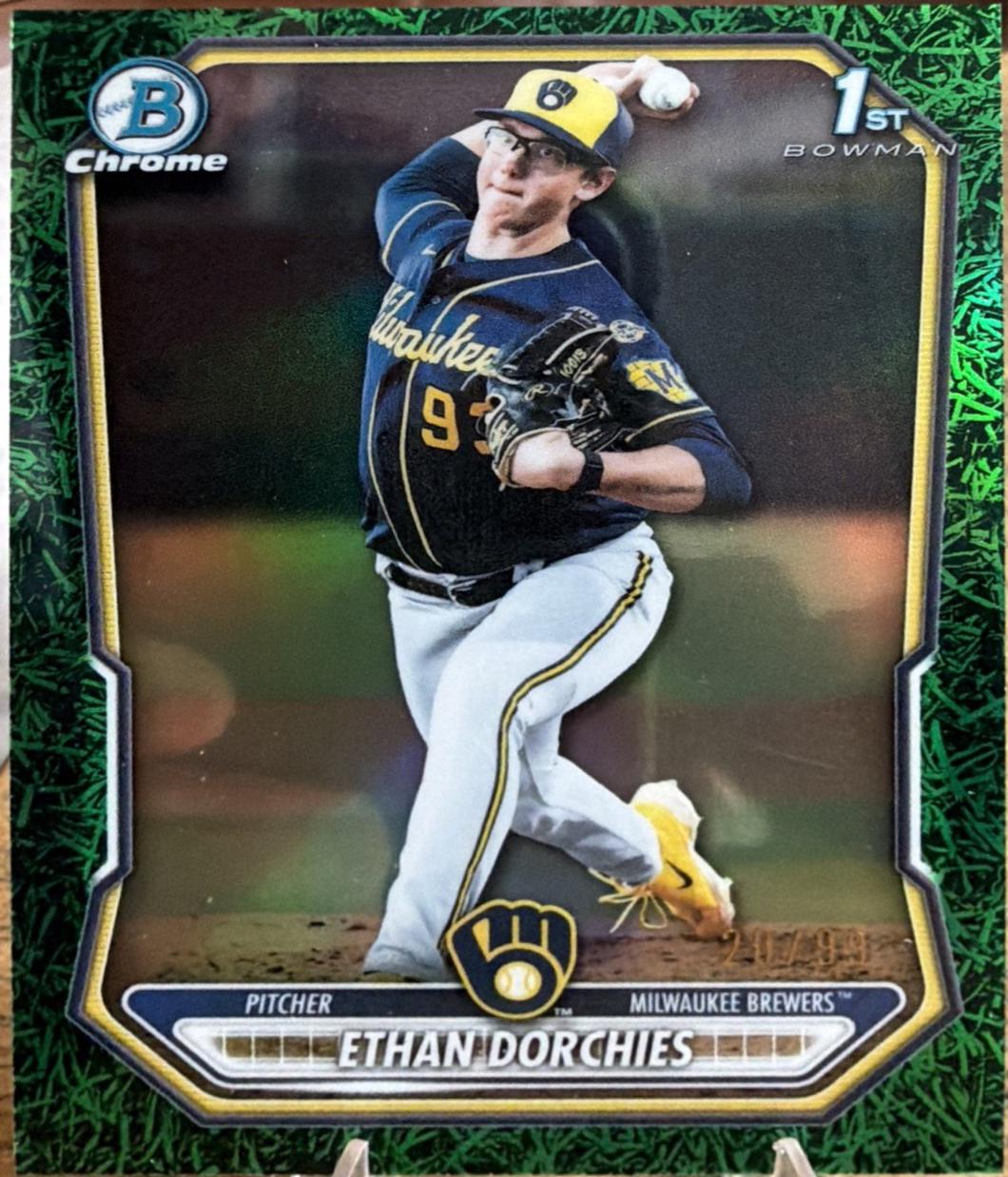Ethan Dorchies [Green Grass Refractor] #CPA-EDO