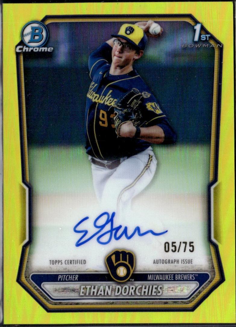 Ethan Dorchies [Yellow Refractor] #CPA-EDO