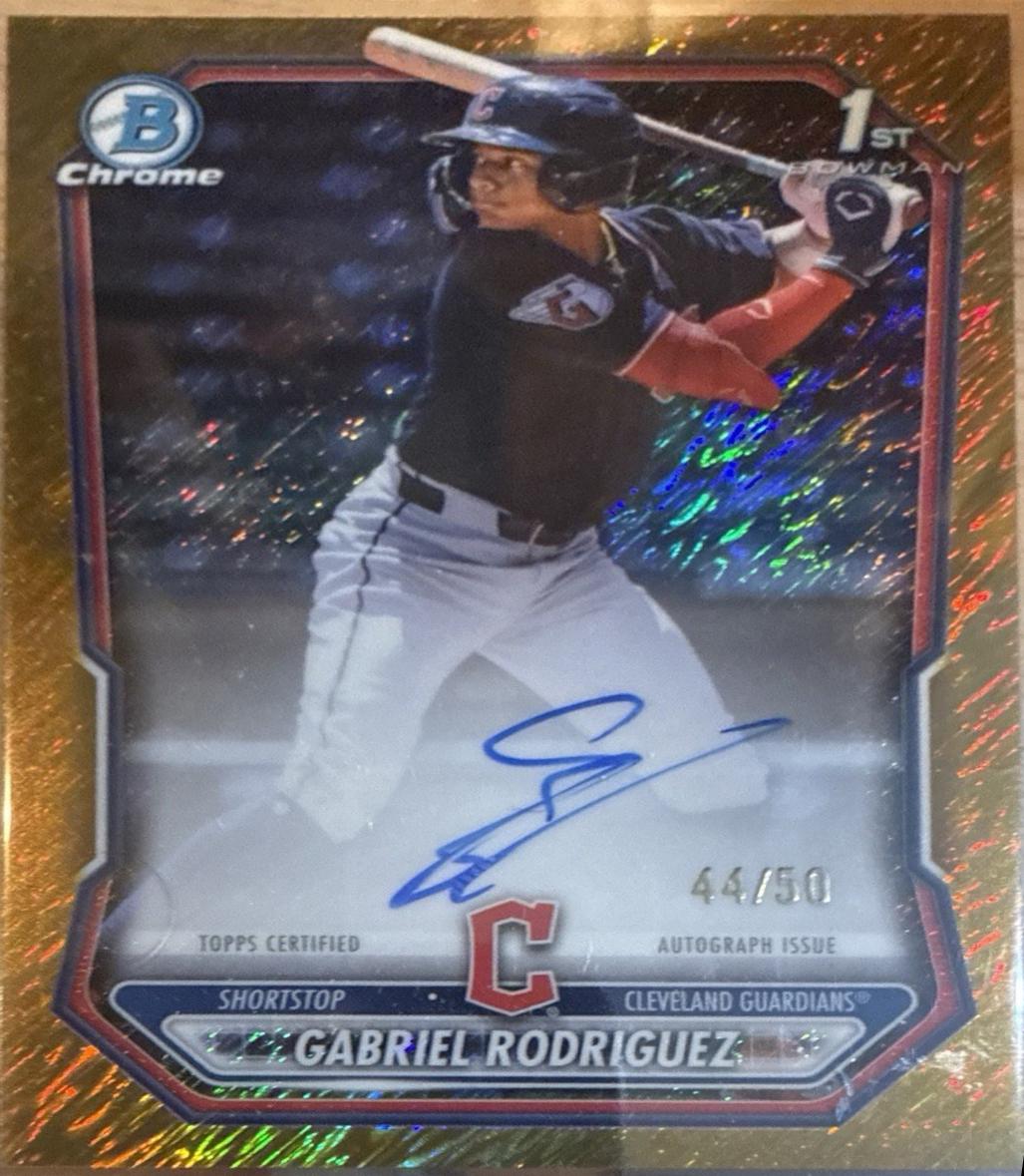 Gabriel Rodriguez [Gold Shimmer Refractor] #CPA-GR