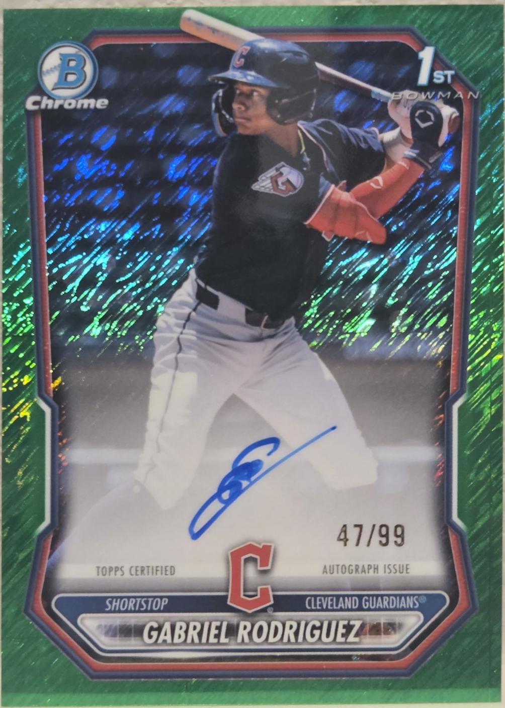 Gabriel Rodriguez [Green Shimmer Refractor] #CPA-GR