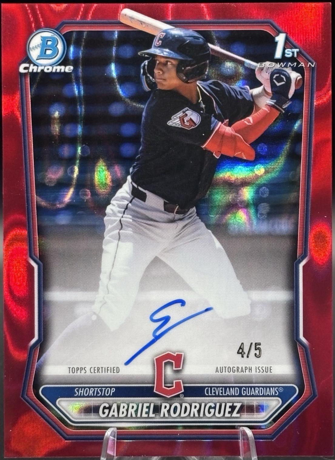 Gabriel Rodriguez [Red Lava Refractor] #CPA-GR