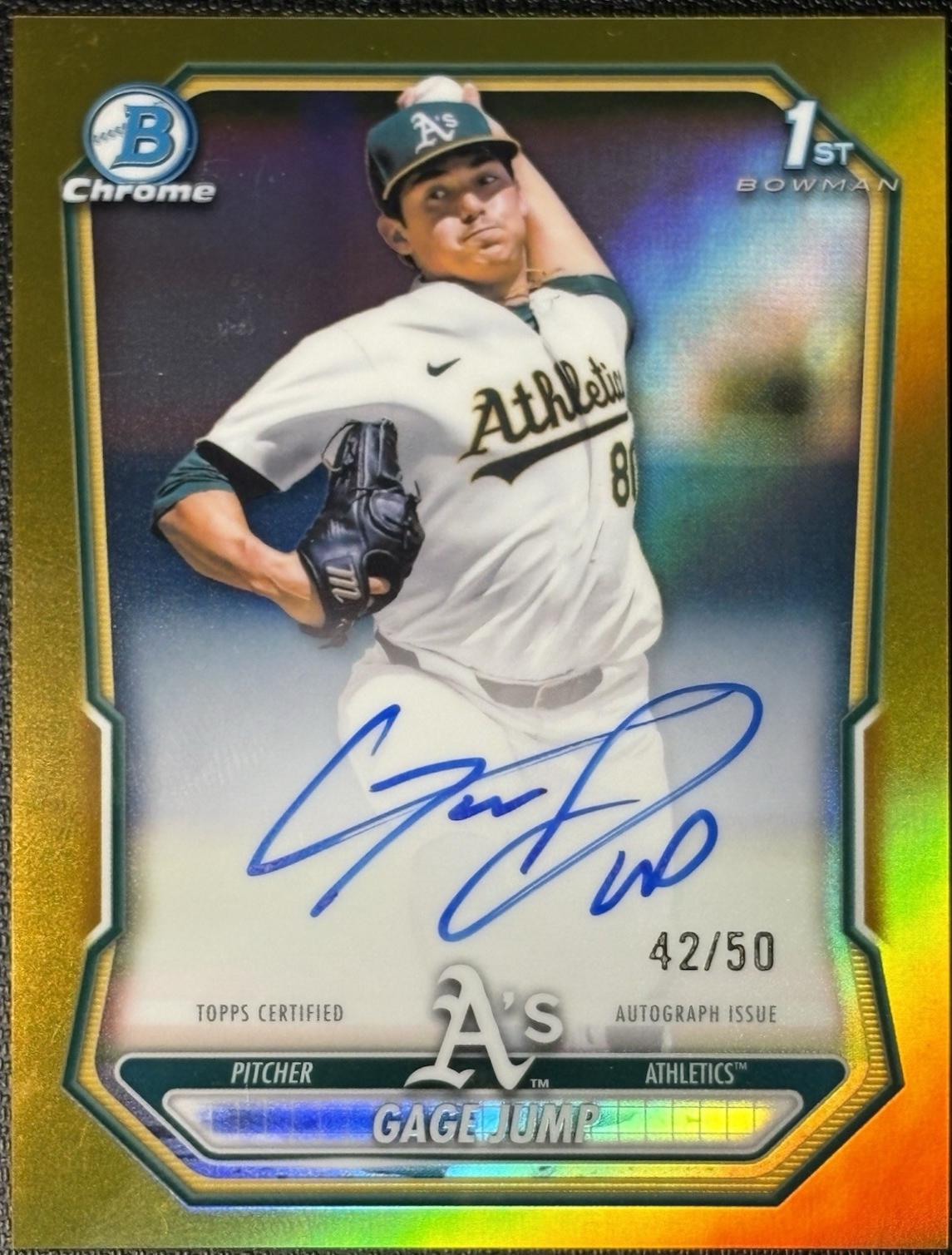 Gage Jump [Gold Refractor] #CPA-GJ