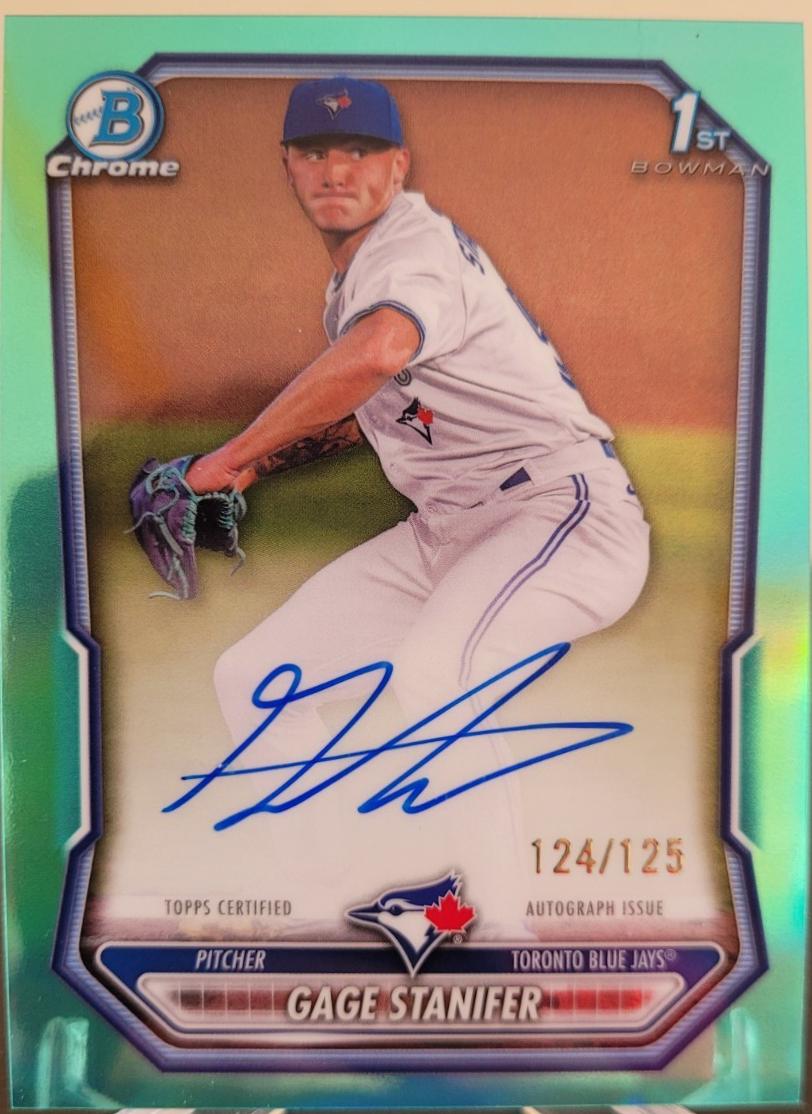 Gage Stanifer [Aqua Refractor] #CPA-GS