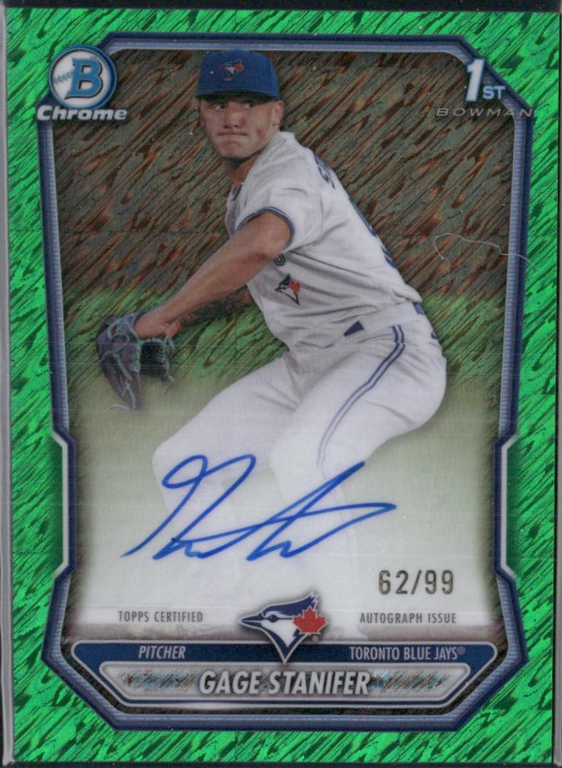 Gage Stanifer [Green Shimmer Refractor] #CPA-GS