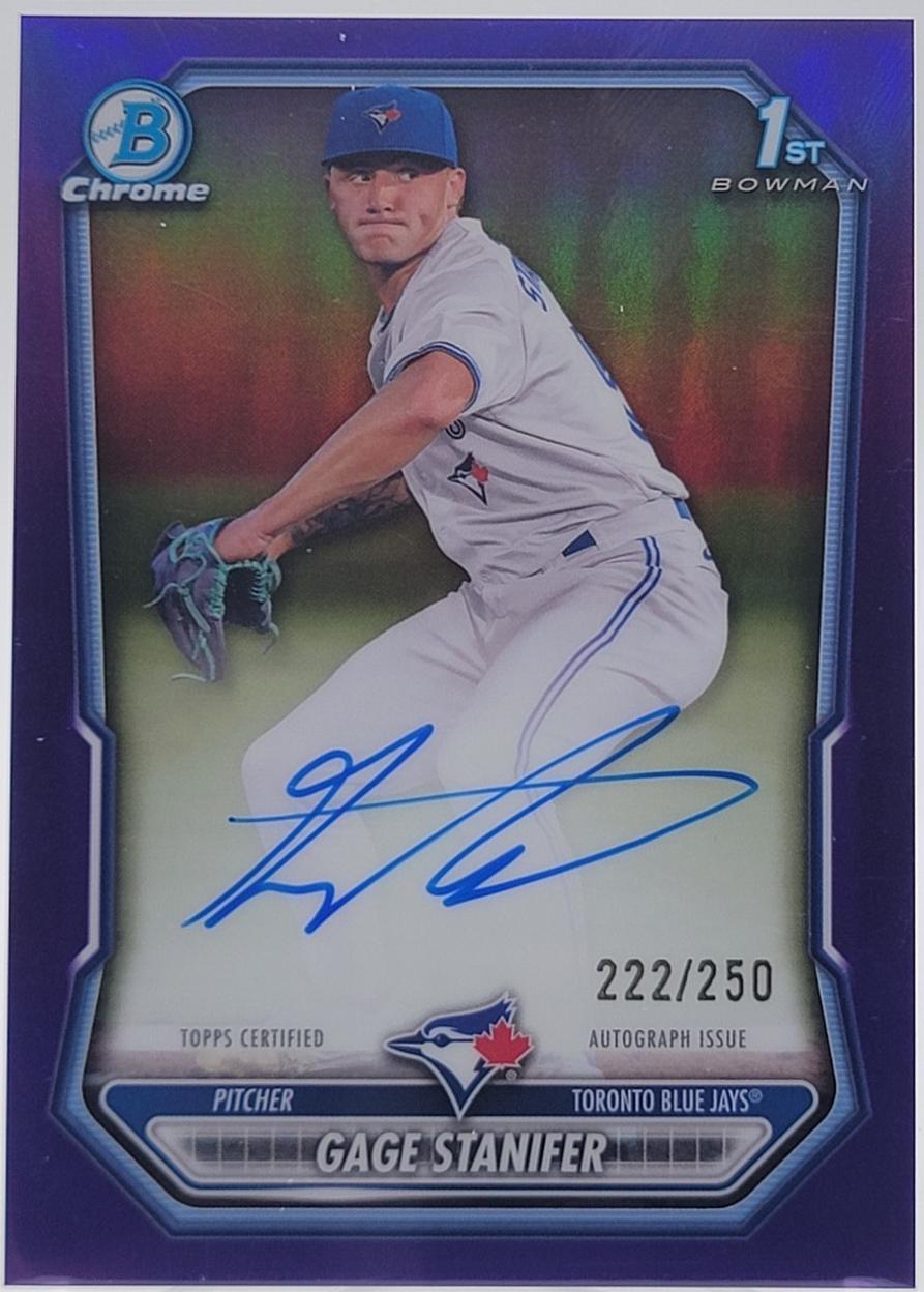 Gage Stanifer [Purple Refractor] #CPA-GS