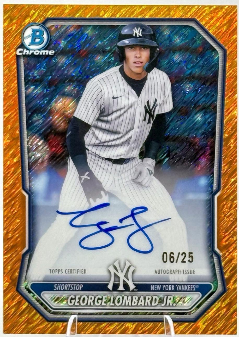George Lombard Jr. [Orange Shimmer Refractor] #CPA-GL
