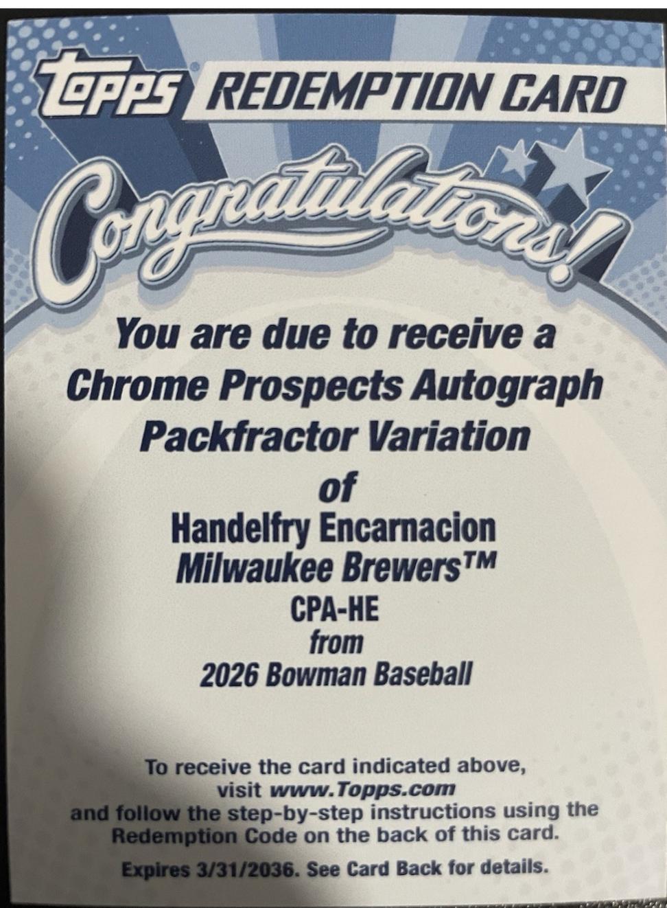 Handelfry Encarnacion [Packfractor] #CPA-HE