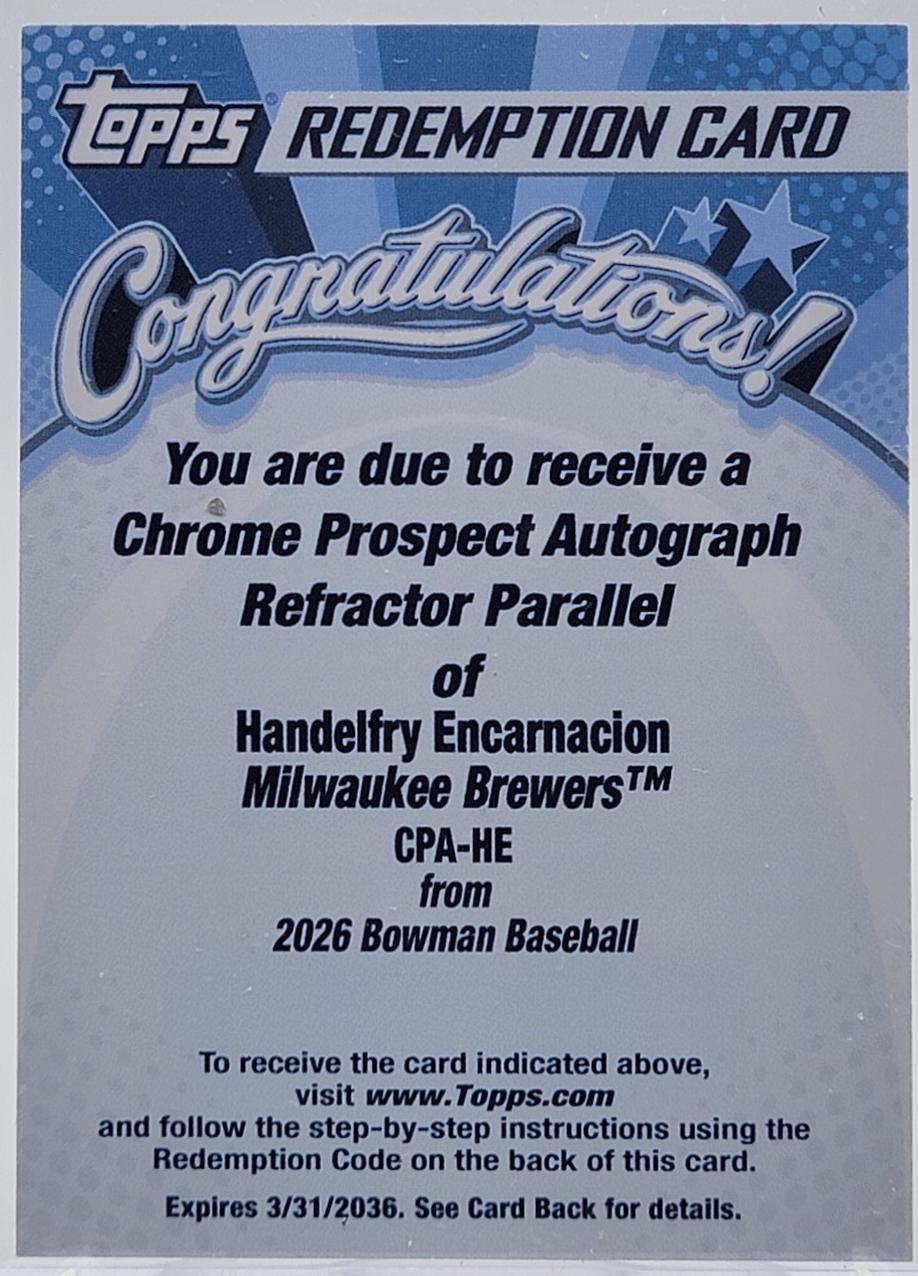 Handelfry Encarnacion [Refractor] #CPA-HE