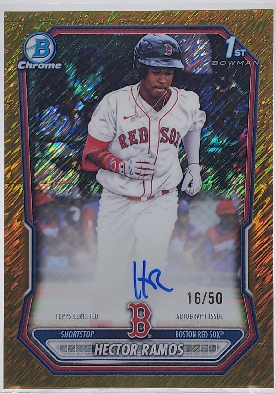 Hector Ramos [Gold Shimmer Refractor] #CPA-HR