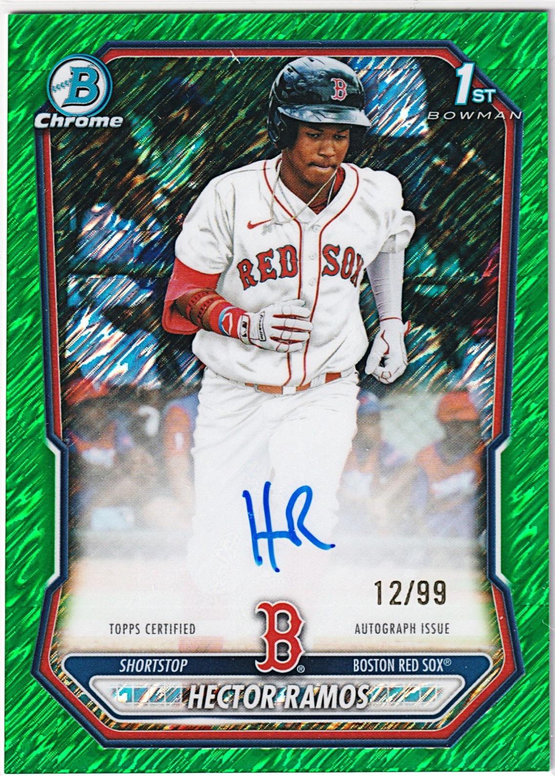 Hector Ramos [Green Shimmer Refractor] #CPA-HR