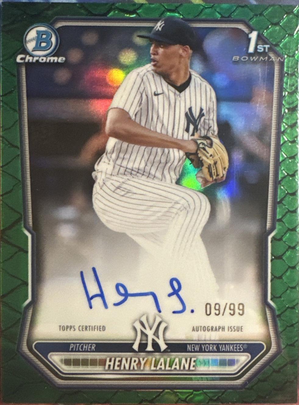 Henry Lalane [Green Reptilian Refractor] #CPA-HL