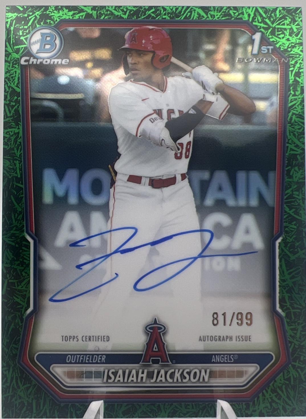 Isaiah Jackson [Green Grass Refractor] #CPA-IJ