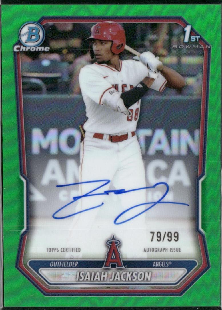 Isaiah Jackson [Green Lava Refractor] #CPA-IJ
