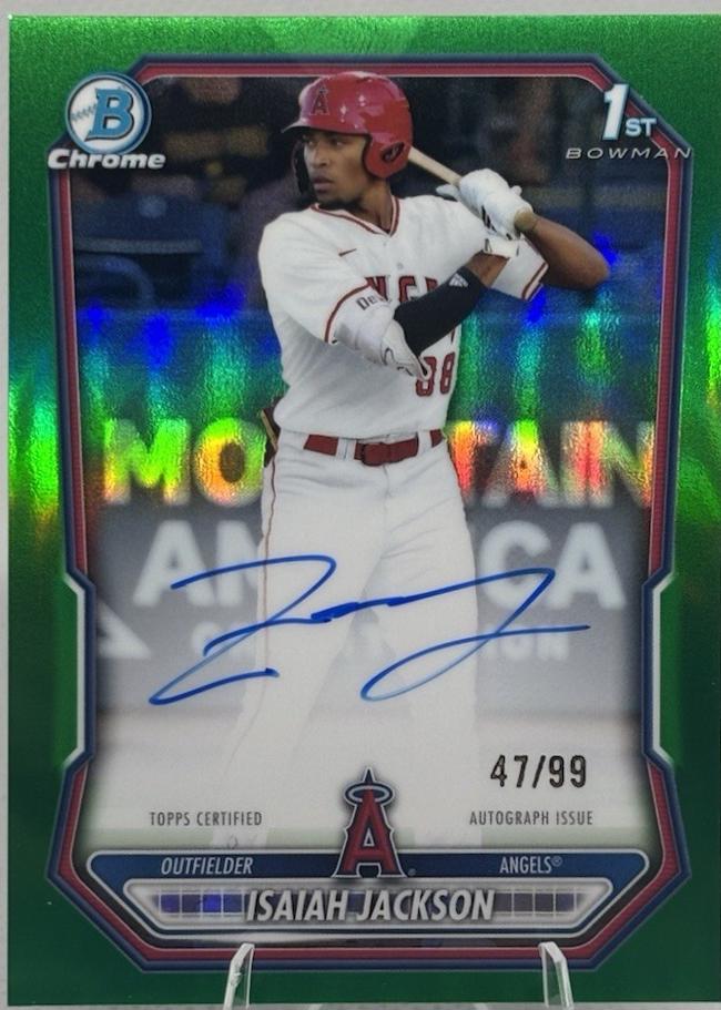 Isaiah Jackson [Green Refractor] #CPA-IJ