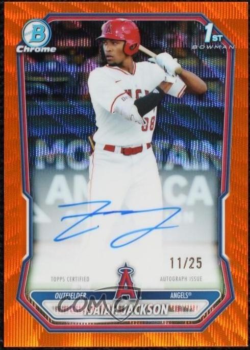 Isaiah Jackson [Orange Wave Refractor] #CPA-IJ