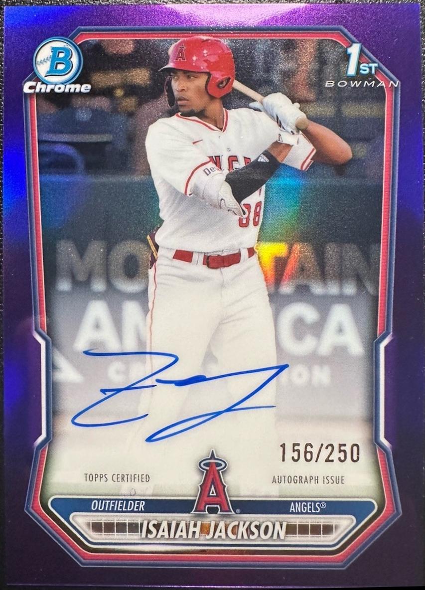 Isaiah Jackson [Purple Refractor] #CPA-IJ