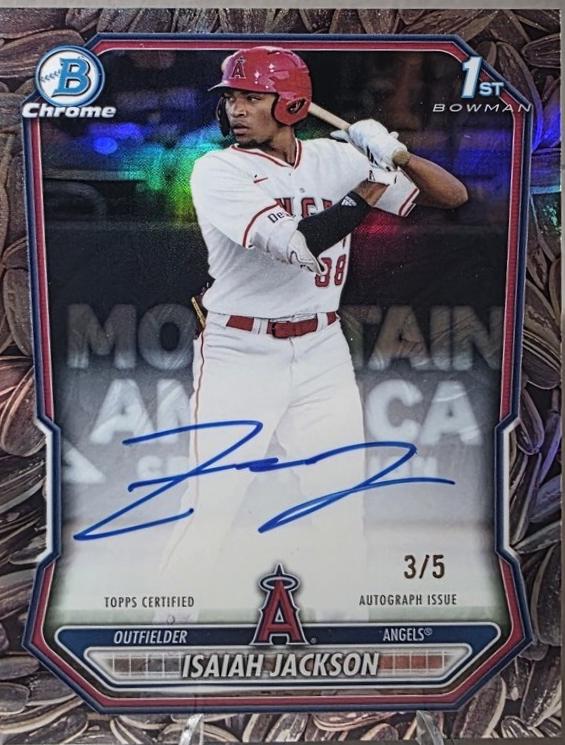 Isaiah Jackson [Sunflower Seeds Refractor] #CPA-IJ