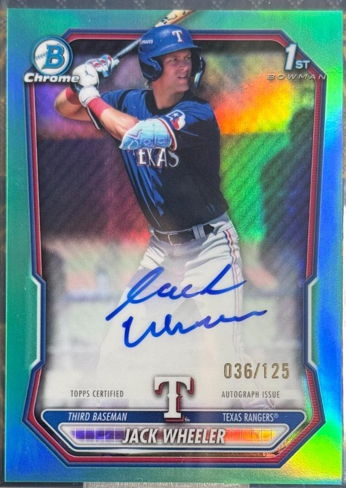 Jack Wheeler [Aqua Refractor] #CPA-JWH