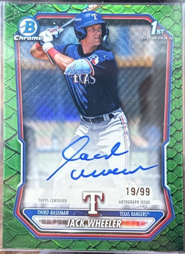 Jack Wheeler [Green Reptilian Refractor] #CPA-JWH