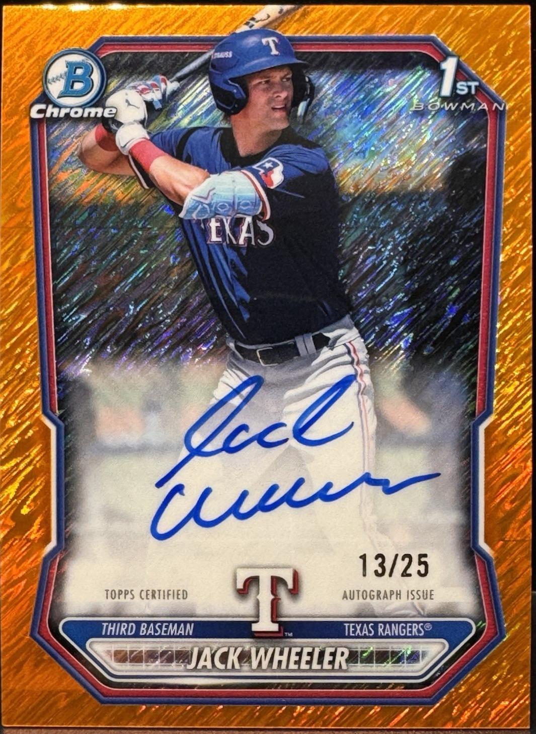 Jack Wheeler [Orange Shimmer Refractor] #CPA-JWH