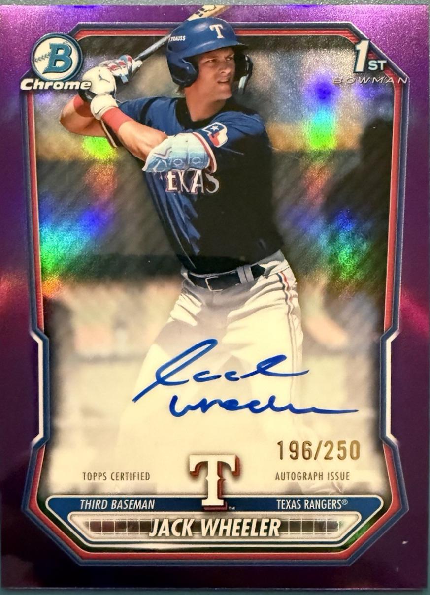 Jack Wheeler [Purple Refractor] #CPA-JWH