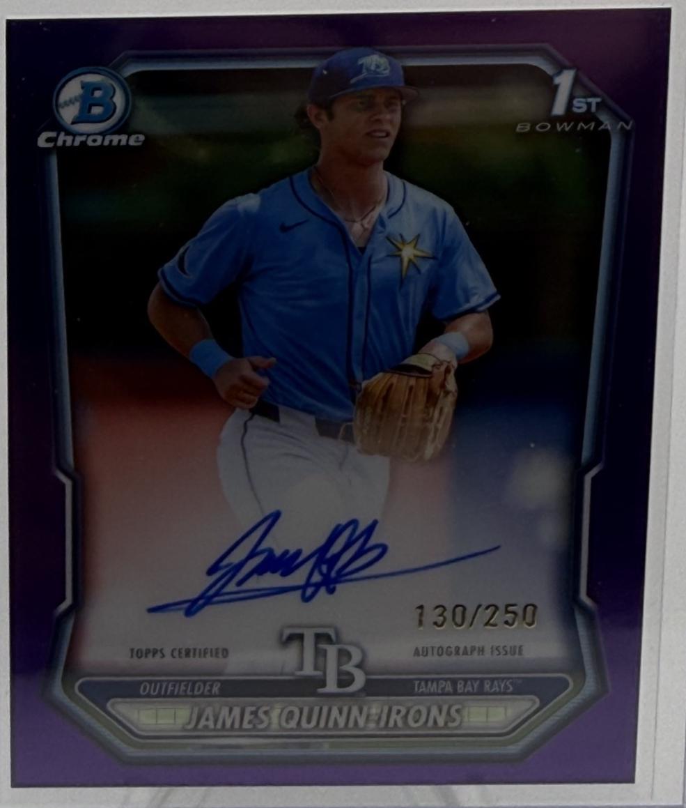 James Quinn-Irons [Purple Refractor] #CPA-JQU