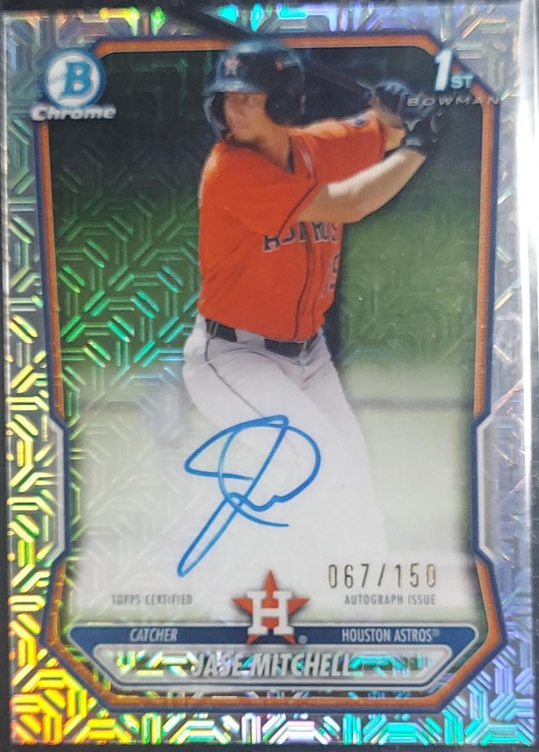 Jase Mitchell [Blue Mojo Refractor] #CPA-JM