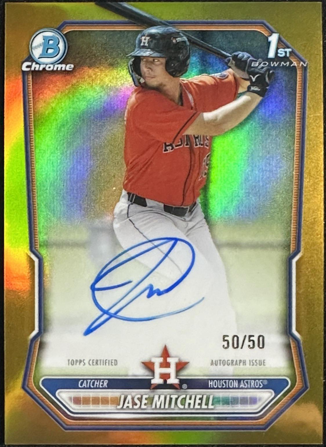 Jase Mitchell [Gold Refractor] #CPA-JM
