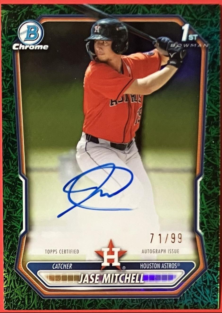 Jase Mitchell [Green Grass Refractor] #CPA-JM