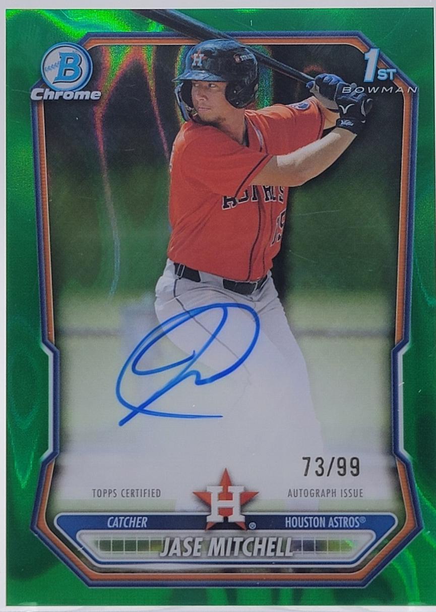 Jase Mitchell [Green Lava Refractor] #CPA-JM