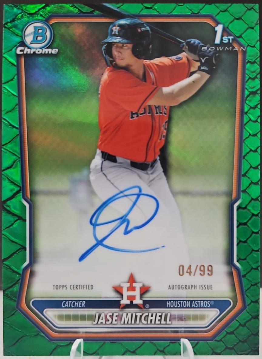 Jase Mitchell [Green Reptilian Refractor] #CPA-JM
