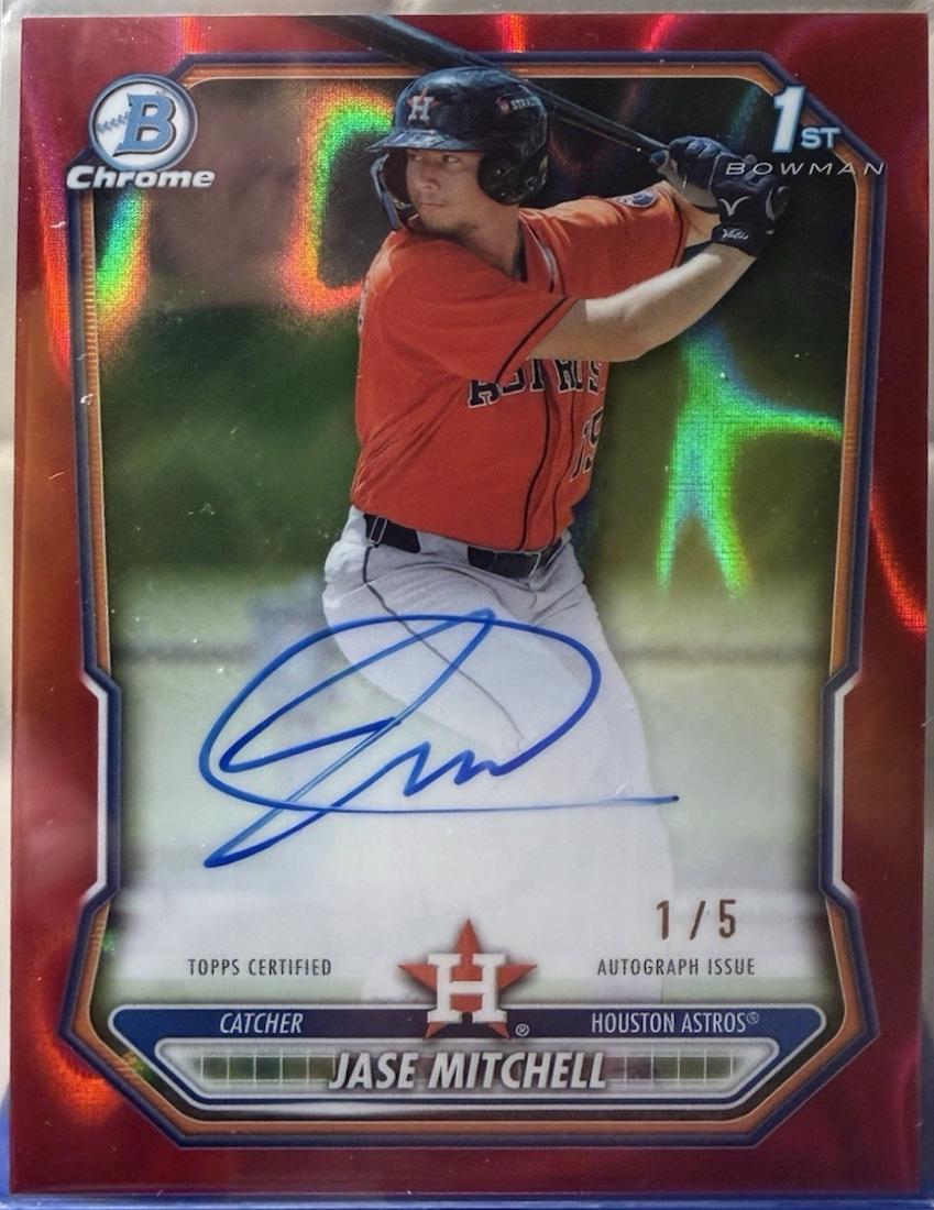 Jase Mitchell [Red Lava Refractor] #CPA-JM