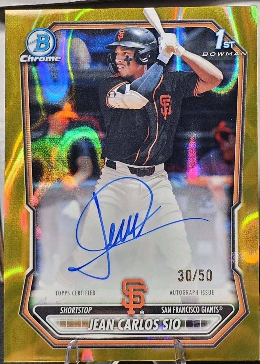 Jean Carlos Sio [Gold Lava Refractor] #CPA-JSL