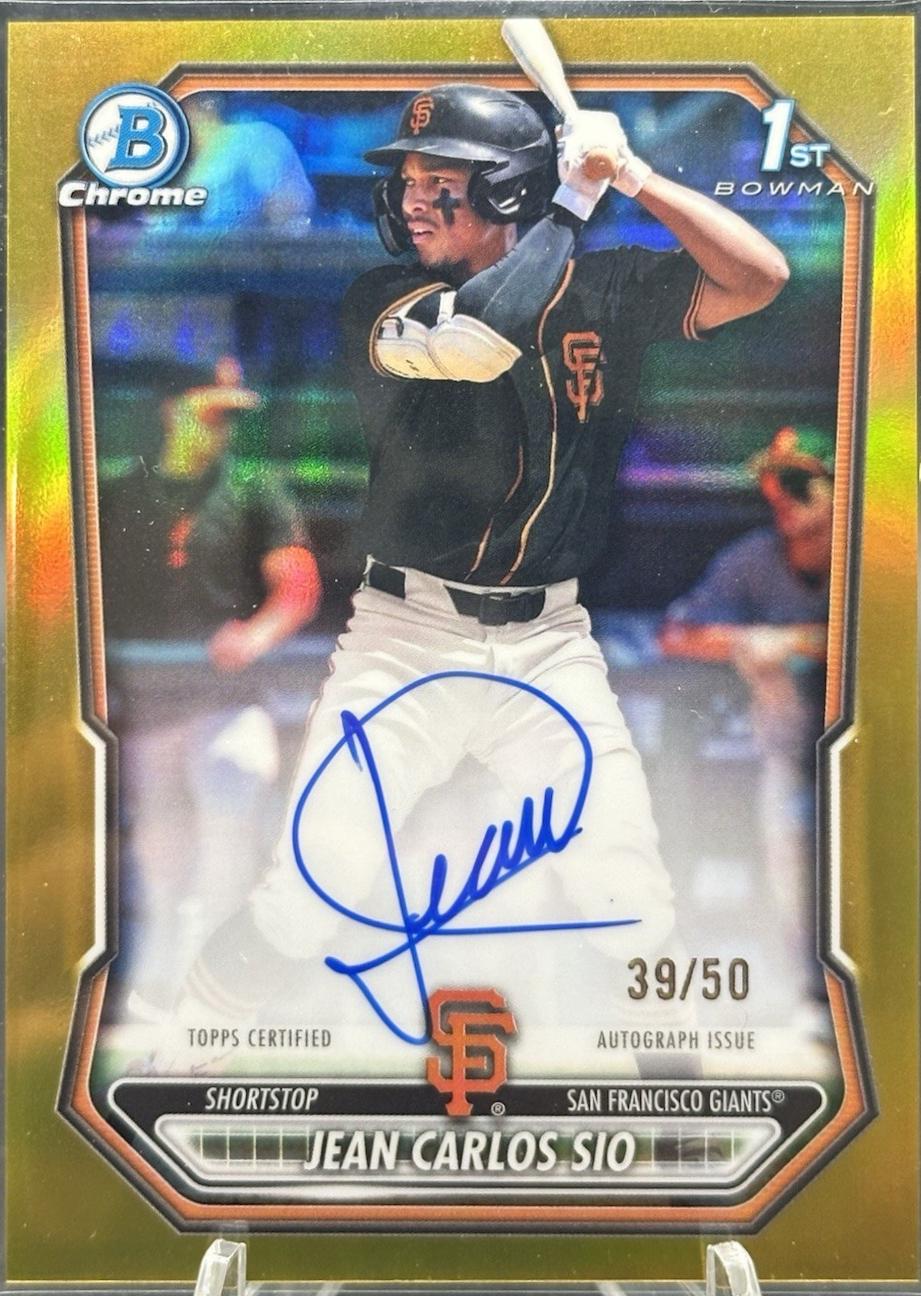 Jean Carlos Sio [Gold Refractor] #CPA-JSL