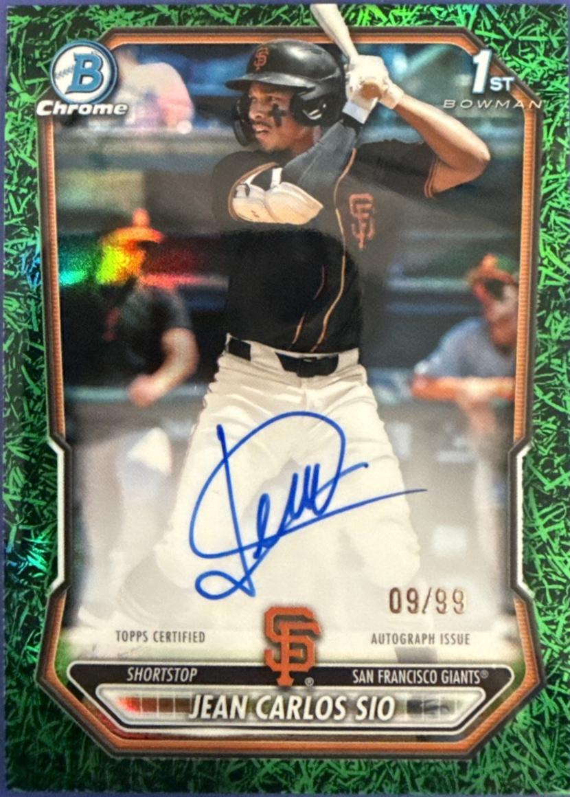 Jean Carlos Sio [Green Grass Refractor] #CPA-JSL