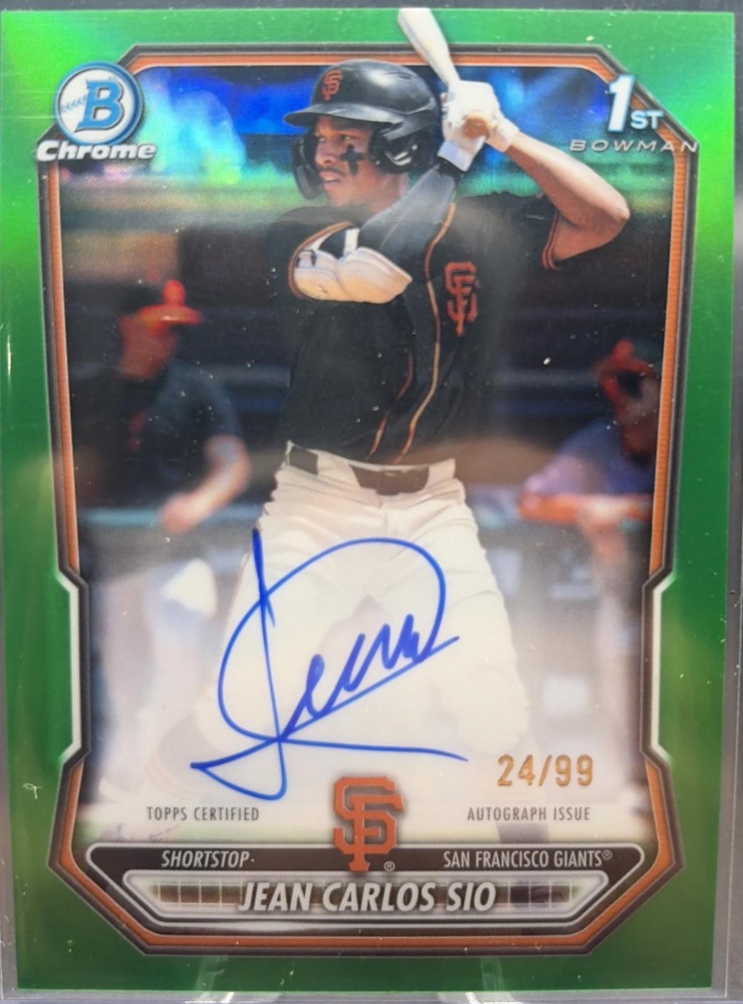 Jean Carlos Sio [Green Refractor] #CPA-JSL