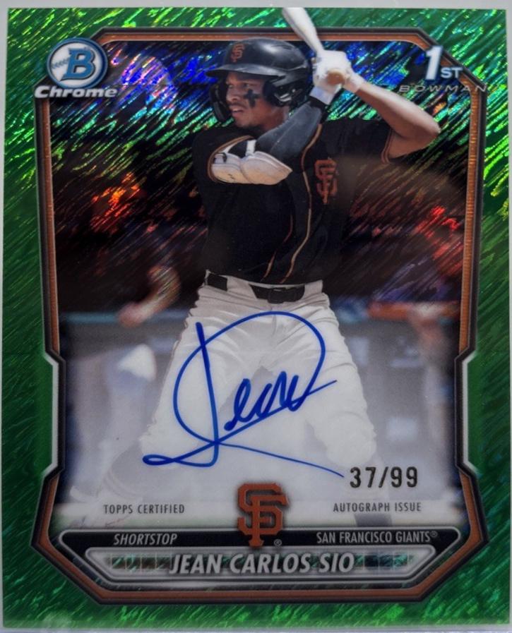 Jean Carlos Sio [Green Shimmer Refractor] #CPA-JSL