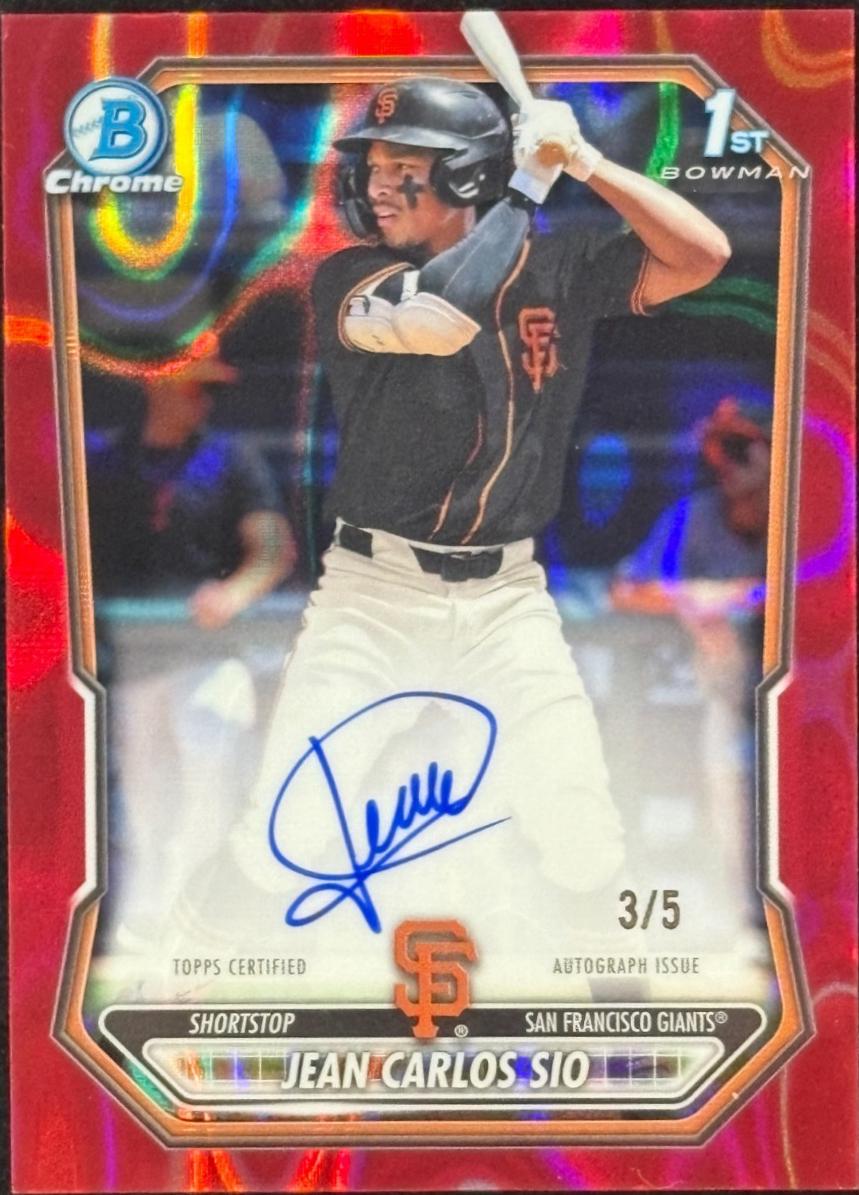 Jean Carlos Sio [Red Lava Refractor] #CPA-JSL