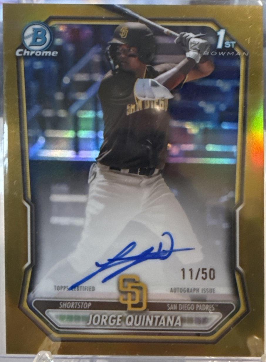 Jorge Quintana [Gold Refractor] #CPA-JQ