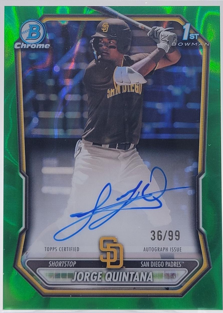 Jorge Quintana [Green Lava Refractor] #CPA-JQ