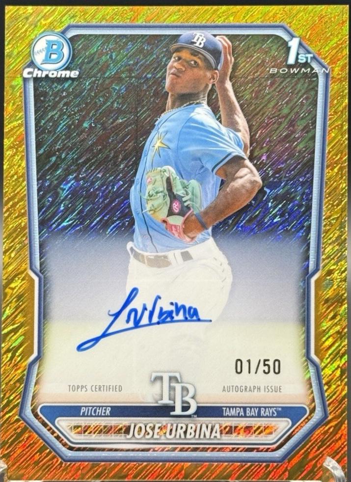 Jose Urbina [Gold Shimmer Refractor] #CPA-JU