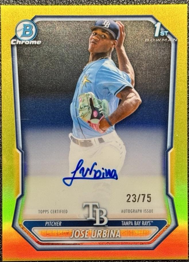 Jose Urbina [Yellow Refractor] #CPA-JU