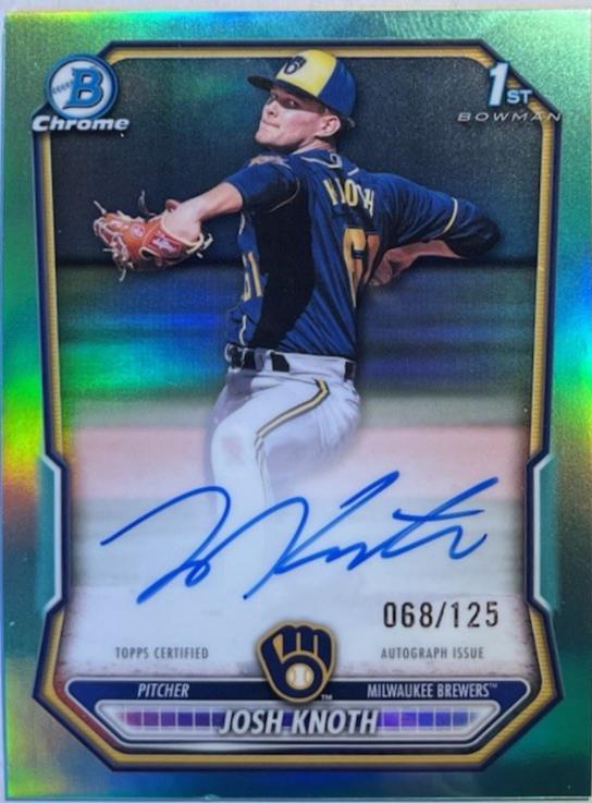 Josh Knoth [Aqua Refractor] #CPA-JK