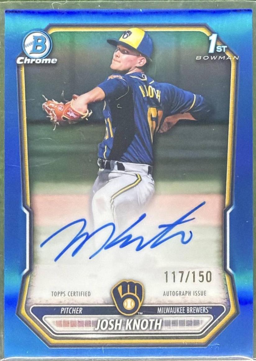 Josh Knoth [Blue Refractor] #CPA-JK